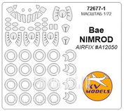 72677-1 KV Models 1/72 BAe Nimrod+маски на диски и колёса
