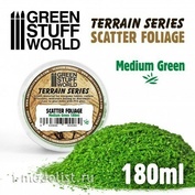 10508 Green Stuff World Листва средний зелёный - 180 мл / Scatter Foliage - Medium Green - 180 ml