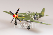 37294 Easy model 1/72 Собранная и покрашенная модель  самолет  P-51D 