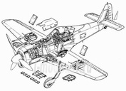 4042 CMK 1/48 Набор дополнений Fw 190 F8 - detail set for TAM