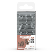 AKBIT0048 AK Interactive 3D-печать BASING BITS Кошки / Cats