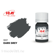 C1037 ICM Paint for creativity, 12 ml, color Gray-green (Grey Green)