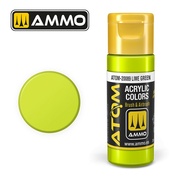 ATOM20089 Ammo Mig Акриловая краска ATOM COLOR Зеленый лайм / Lime Green