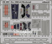 FE397 Eduard 1/48 Color photo etched parts for the Fw 190A-8 Weekend