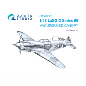 QC48007 Quinta Studio 1/48 Набор остекления ЛаГГ-3 66 серии (Звезда)