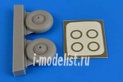 7344 Aires 1/72 Набор дополнений Beaufighter wheels and paint masks