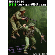 B6-35046 Bravo-6 1/35 Top Secret! NVA Counter-SOG Team / Совершенно секретно! Команда NVA по борьбе с SOG