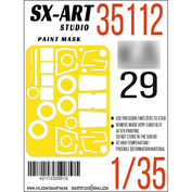 35112 SX-Art 1/35 Paint Mask K@-29 (Trumpeter)
