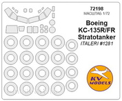 72198 KV Models 1/72 Набор окрасочных масок на Boeng KC-135 Stratotanker