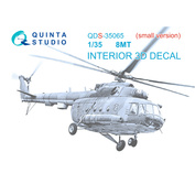 QDS-35065 Quinta Studio 1/35 3D Decal interior cabin Mi-8MT (Trumpeter) (small version)