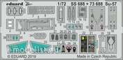 73688 Eduard 1/72 Set of photo-etched parts for the №7319