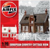 75004 Airfix 1/76 European Country Cottage Ruin