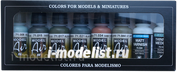 71165 Vallejo acrylic Paint `Model Air` Set Model Air RLM colors (8cv.)