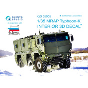QD35005 Quinta Studio 1/35 Interior for KAMAZ - 