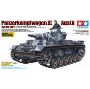 35290 Tamiya 1/35 Танк Pz.Kpfw Iii Ausf N, c металлическим стволом и одной фигурой