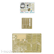 048004 Microdesign 1/48 photo etched parts for Bf-109F4 (Zvezda) three-dimensional colored dashboard
