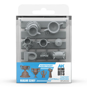 AKBIT0037 AK Interactive 3D-печать BASING BITS Фантастические футбольные трофеи / Fantasy Football Trophies