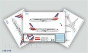 738-046 Ascensio1/144 Decal for Boeing 737-800 American Airlines (New Livery)