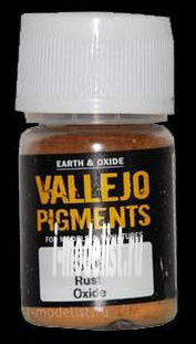 73117 Vallejo Vallejo Pigment hood./Rust