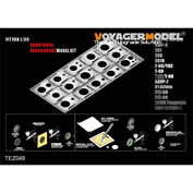 TEZ049 Voyager Model 1/35 Modern Road Wheel Stencil Templates AFV version 3.0