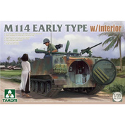 2154 Takom 1/35 Бронетранспортер M114 ранняя и поздняя версия (с интерьером)