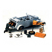 35220 Tamiya 1/35 Немецкий ремонтник, ремонтирующий двигатель Kubelwagen и различные принадлежности для ремонта