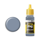 AMIG0203 Mig Ammo acrylic Paint FS 36375 LIGHT COMPASS GHOST GRAY