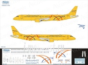 195-003 Ascensio 1/144 Декаль на самолет Embraer 195 (Saratov Airlines)