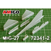 АМG72341-2 Amigo Models 1/72 Киль и стабилизатор для модели MiGG-27