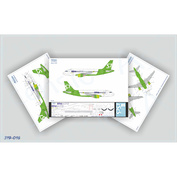319-016 Ascensio 1/44 Decal for Airbus A319, One World (S7 Airlines new) 