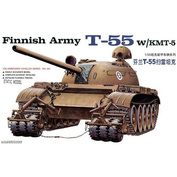 00341 Трубач 1/35 Танк финской армии Т-55 с КМТ-5 (по лицензии ОмскТрансМаш)