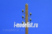35D03 RB Model 1/35 Telegraphic pillar with 5 insulators
