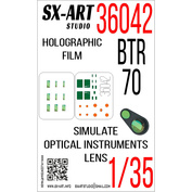 36042 SX-Art 1/35 Имитация смотровых приборов BTR-70 (Трубач)