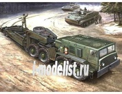 Trumpeter 00212 1/35 MAZ-537 with a trailer up CMW-52
