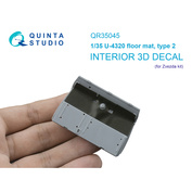 QR35045 Quinta Studio 1/35 Коврик напольный для Урал-4320, тип 2 (Звезда)