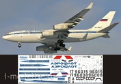 I96-002 Ascensio 1/144 Scales the Decal on the plane Ilyshin Il-96 (Aeroflot Clasic 90s)