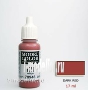 70946 Vallejo Краска акриловая `Model Color`Красный темный / Dark Red