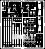 32053 Eduard 1/32 Фототравление привязные ремни Seatbelts Luftwaffe WWII
