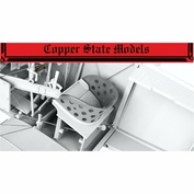 A32-015 Copper State Models 1/32 Спинка сиденья пилота Nieuport 11/16
