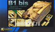 LE35075 Lion Roar 1/35 Kit with photo-etched parts metal barrel for tank B1 bis