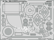 48790 Eduard 1/48 Фототравление MiGG-21PFM accessories