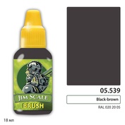 05.539 Jim Scale Краска для миниатюр Black-brown