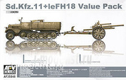 AF35S48 AFV Club 1/35 Sd.Kfz.11 & leFH18 Value Pack