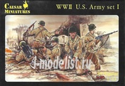 54 Caesar miniatures 1/72 Фигуры Американская армия Вторая Мировая Война