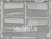 48625 Eduard photo etched parts 1/48 A6M3 Zero Type 32 landing flaps   