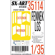 35114 SX-Art 1/35 Fennek LGS Paint Mask (Trumpeter)