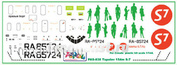 pas038 PasDecals 1/144 Decals Tupolev-154M S7