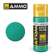 ATOM20114 Ammo Mig Акриловая краска ATOM COLOR Бирюзово-зелёный / Turquoise Green