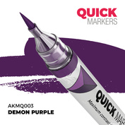 AKMQ003 AK Interactive Маркер QUICK MARKER - Демонический пурпурный / Demon Purple