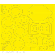 EX751 Eduard 1/48 Окрасочная маска для MiGG-21бис Weekend